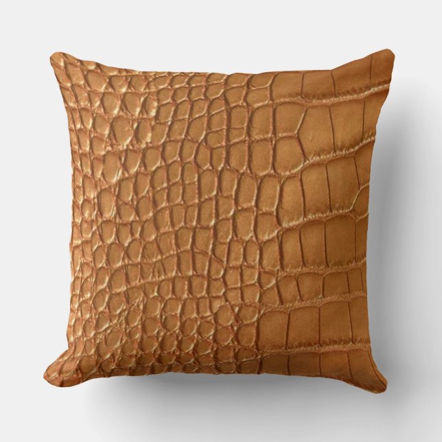 Gold leather texture luxury  kussen (Voorkant)