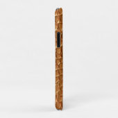Gold leather texture luxury meeting planner Case-Mate iPhone case (Achterkant/rechts)