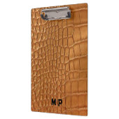 Gold leather texture luxury meeting planner klembord (Links)