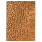 Gold leather texture luxury meeting planner klembord (Achterkant)