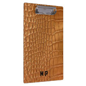 Gold leather texture luxury meeting planner klembord (Rechts)