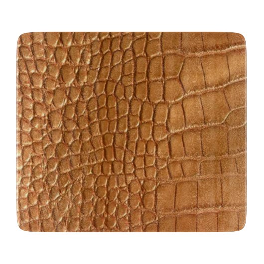 Gold leather texture luxury meeting planner snijplank (Voorkant)