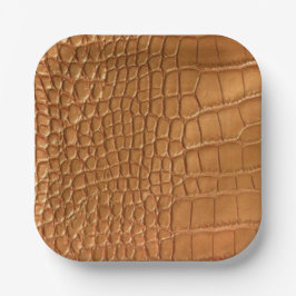 Gold leather texture luxury papieren bordje