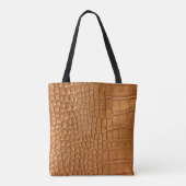 Gold leather texture luxury tote bag (Achterkant)