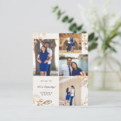 Gold Leaves 4 Aankondiging van fotozwangerschap (Staand voorkant)