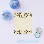 Gold Leaves 50th Birthday Two Sided Flyer (Enkel)