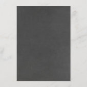 Gold Leaves Chalk Wedding Details - Informatie Informatiekaartje (Achterkant)