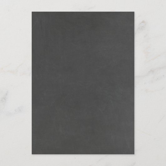 Gold Leaves Chalk Wedding Details - Informatie Informatiekaartje (Achterkant)