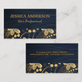 Gold Leaves en Abstract Visitekaartje (Voorkant / Achterkant)