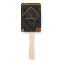 Gold Leaves en Geometric Lijst Tropical Wedding