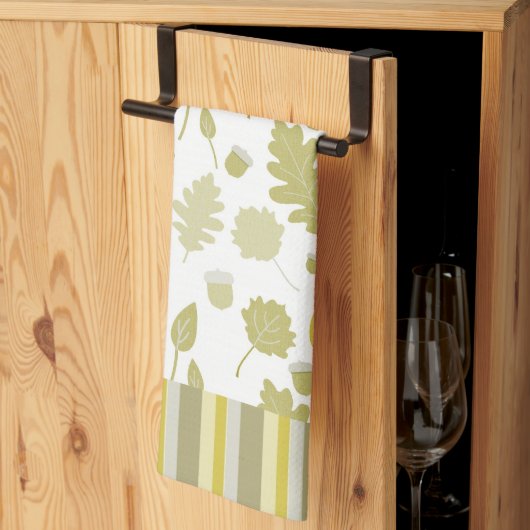 Gold Leaves Microfiber Kitchen Towel Theedoek (Derde Gevouwen)