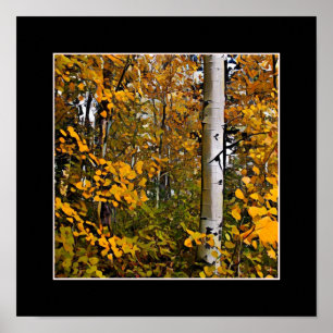 Gold Leaves Poster