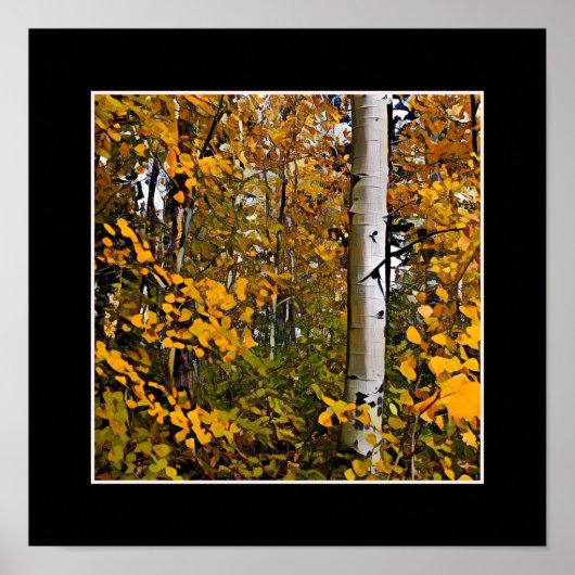 Gold Leaves Poster (Voorkant)