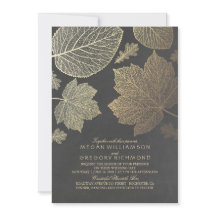 Gold Leaves  Rustic Fall Wedding