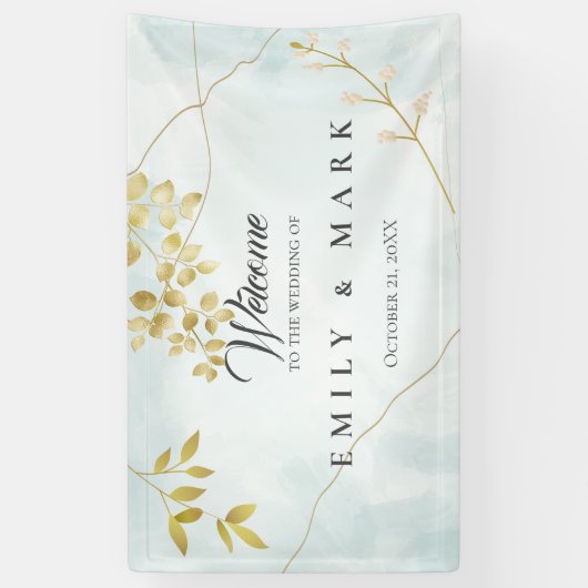 Gold Leaves Spandoek (Verticaal)