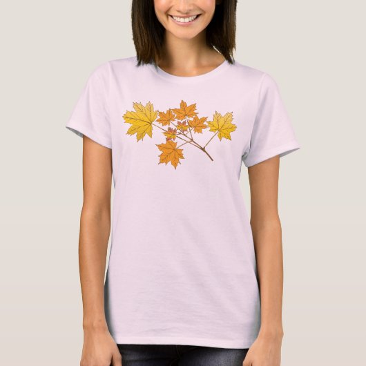 Gold Leaves T-shirt (Voorkant)