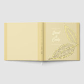 Gold Leaves Wedding Folie gastenboek (Volledig)