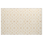 Gold Leaves White Elegant Pattern Stof (Fat Quarter)