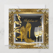 Gold Leopard Black — hoge hitteschokken, zaterdag Kaart (Voorkant)