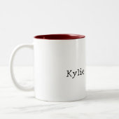 Gold Leopard Cat Tweekleurige Koffiemok (Links)