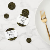 Gold Leopard, Glitter, Leopard Pattern, Birthday Confetti (Groep)