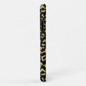 Gold Leopard, Gold Glitter, Leopard Pattern Case-Mate iPhone Case (Achterkant/rechts)
