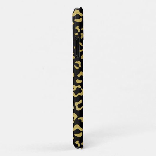 Gold Leopard, Gold Glitter, Leopard Pattern Case-Mate iPhone Case (Achterkant/rechts)