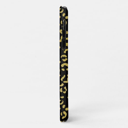 Gold Leopard, Gold Glitter, Leopard Pattern Case-Mate iPhone Case (Achterkant/links)