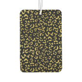 Gold Leopard, Gold Glitter, Leopard Pattern Luchtverfrisser (Achterkant)