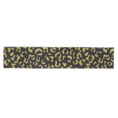 Gold Leopard, Gold Glitter, Leopard Pattern Medium Tafelloper (Horizontaal)