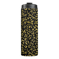 Gold Leopard, Gold Glitter, Leopard Pattern