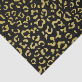 Gold Leopard, Gold Glitter, Leopard Pattern Tissuepapier (Detail)
