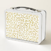 Gold Leopard, Gold Glitter, luipaard afdrukken (Achterkant)