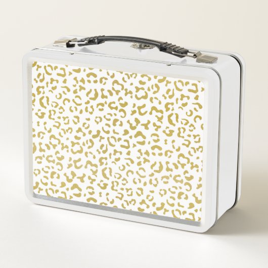 Gold Leopard, Gold Glitter, luipaard afdrukken (Achterkant)