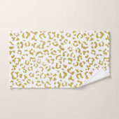Gold Leopard, Gold Glitter, luipaard afdrukken Bad Handdoek (Handdoek)