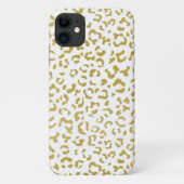 Gold Leopard, Gold Glitter, luipaard afdrukken Case-Mate iPhone Case (Achterkant)