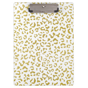 Gold Leopard, Gold Glitter, luipaard afdrukken Klembord