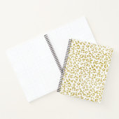 Gold Leopard, Gold Glitter, luipaard afdrukken Notitieboek (Binnen)