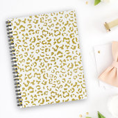 Gold Leopard, Gold Glitter, luipaard afdrukken Planner