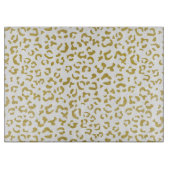 Gold Leopard, Gold Glitter, luipaard afdrukken Snijplank (Voorkant)