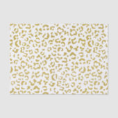 Gold Leopard, Gold Glitter, luipaard afdrukken Tissuepapier (Voorkant)