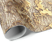 Gold Leopard Metallic Spots Cadeaupapier (Rol Hoek)