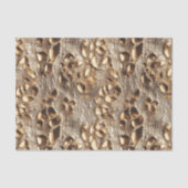 Gold Leopard Metallic Spots Tissuepapier (Voorkant)