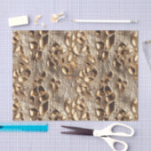 Gold Leopard Metallic Spots Tissuepapier (Craft)