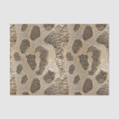 Gold Leopard Metallic Spots Tissuepapier (Voorkant)