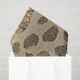 Gold Leopard Metallic Spots Tissuepapier