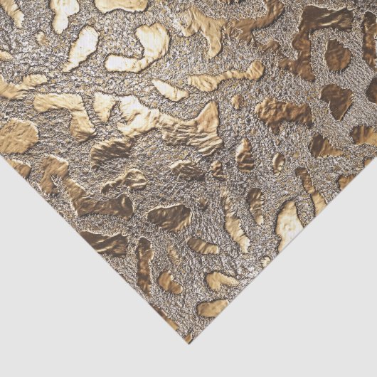 Gold Leopard Metallic Spots Tissuepapier (Detail)
