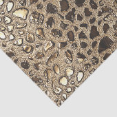 Gold Leopard Metallic Spots Tissuepapier (Detail)