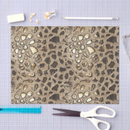 Gold Leopard Metallic Spots Tissuepapier