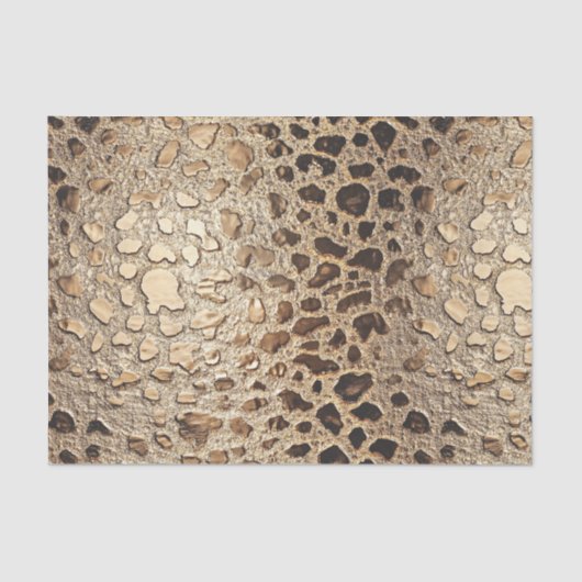 Gold Leopard Metallic Spots Tissuepapier (Voorkant)